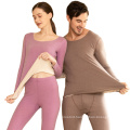 Hot sale mens seamless winter warm adult thermal underwear set base layer thick cotton long john set thermal underwear